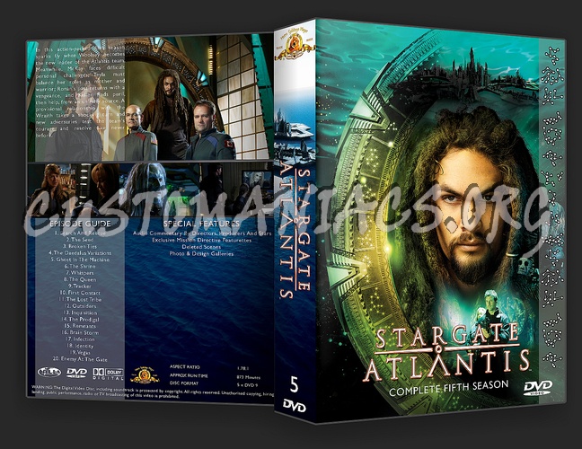 Stargate Atlantis Complete Season 1-5 dvd cover