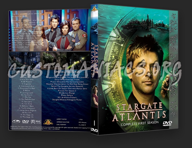 Stargate Atlantis Complete Season 1-5 dvd cover