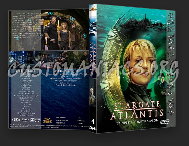 Stargate Atlantis Complete Season 1-5 dvd cover