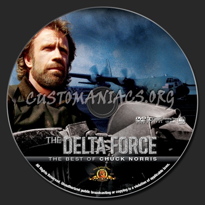 The Delta Force dvd label