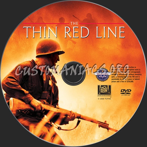 The Thin Red Line dvd label