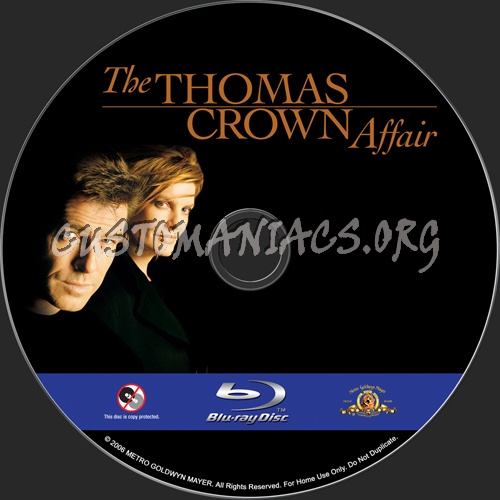 The Thomas Crown Affair blu-ray label