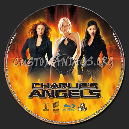 Charlie's Angels blu-ray label