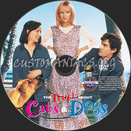 The Truth About Cats and Dogs dvd label