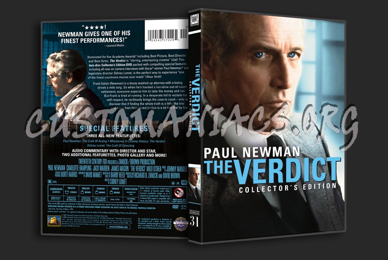 The Verdict dvd cover - DVD Covers & Labels by Customaniacs, id: 113026 ...
