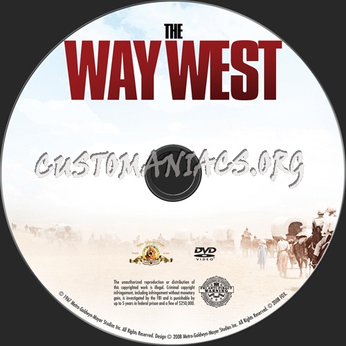 The Way West dvd label