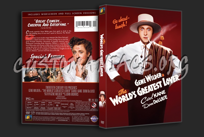 The World's Greatest Lover dvd cover