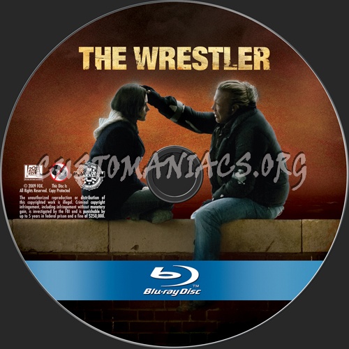 The Wrestler blu-ray label