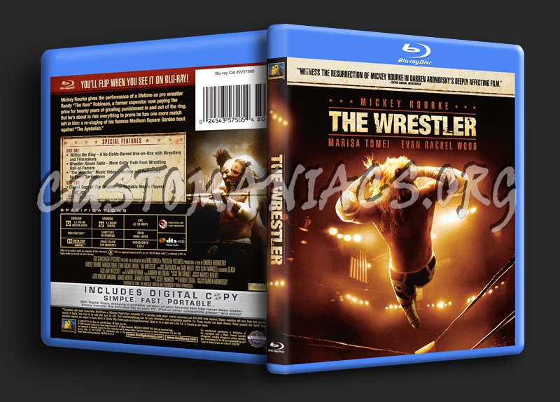 The Wrestler blu-ray cover