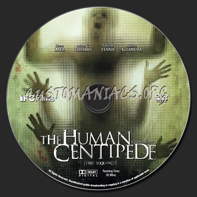 The Human Centipede dvd label