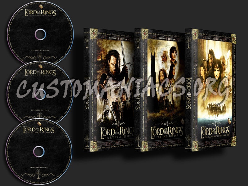 LOTR : The Two Towers Extended dvd cover