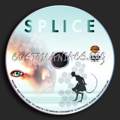 Splice dvd label