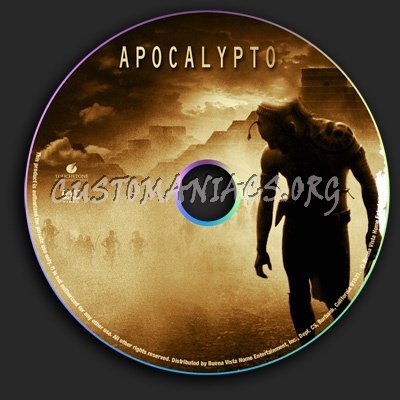Apocalypto dvd label