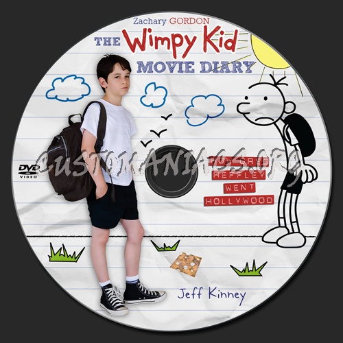 Diary Of A Wimpy Kid The Movie dvd label