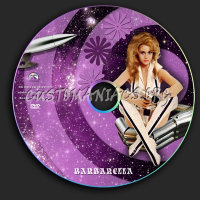 Barbarella dvd label