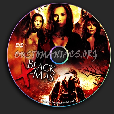 Black X-Mas dvd label