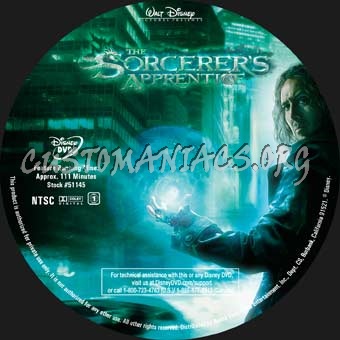Sorcerer's Apprentice dvd label