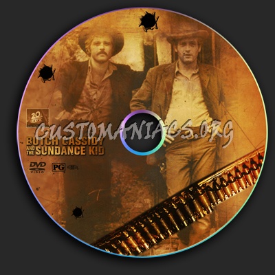 Butch Cassidy & The Sundance KidB dvd label