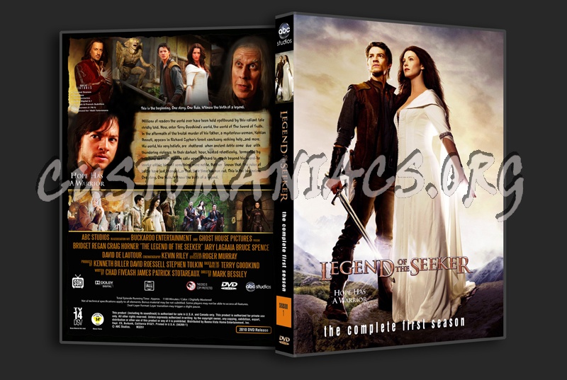 Legend of the Seeker Season 1 dvd cover