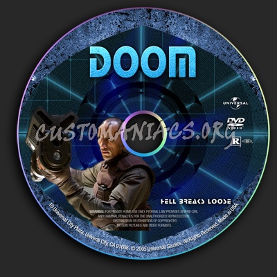 Doom dvd label