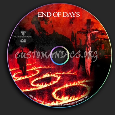 End of Days dvd label