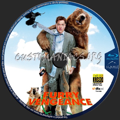 Furry Vengeance blu-ray label