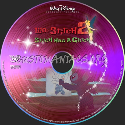 Lilo and Stitch 2 dvd label