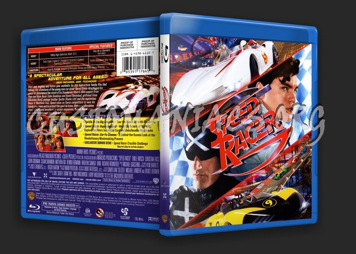 Speed Racer blu-ray cover