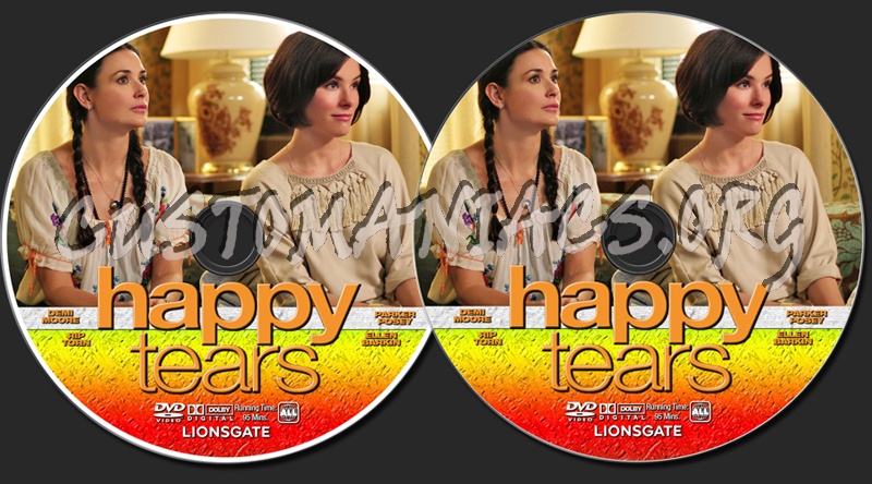 Happy Tears dvd label