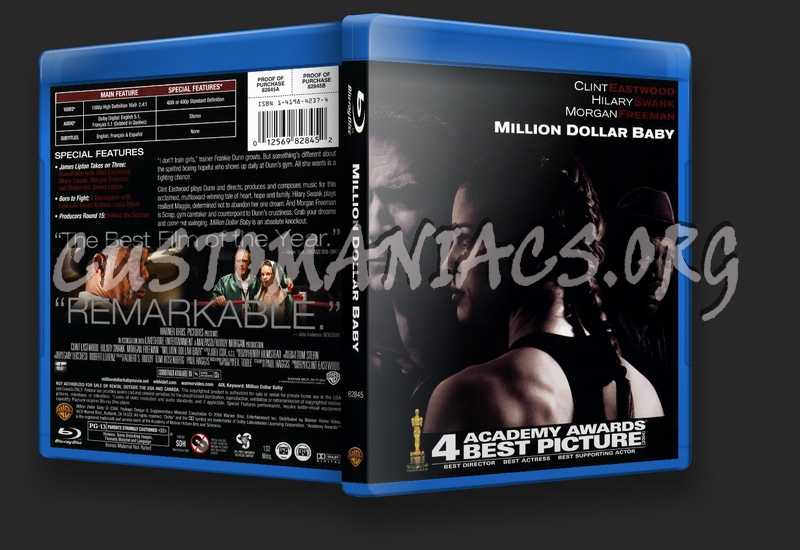 Million Dollar Baby blu-ray cover