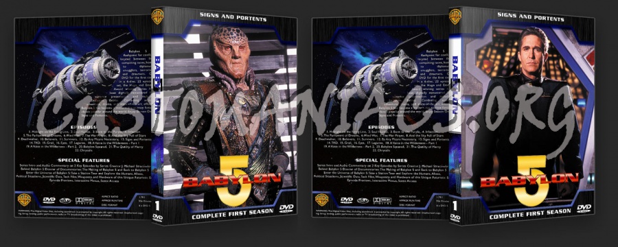 Babylon 5 Complete Season 1-5 dvd cover