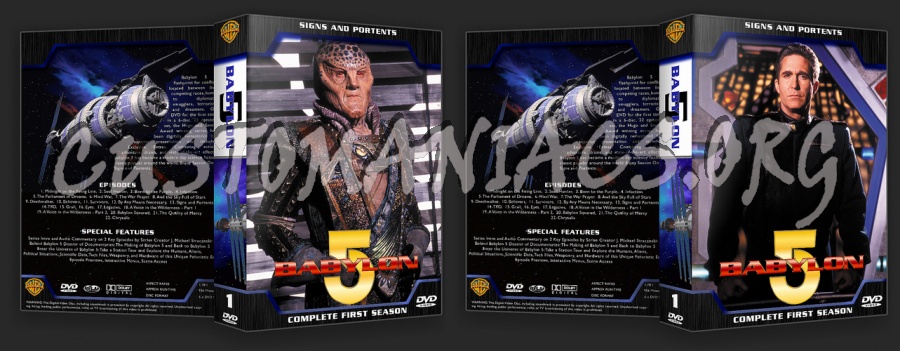 Babylon 5 Complete Season 1-5 dvd cover