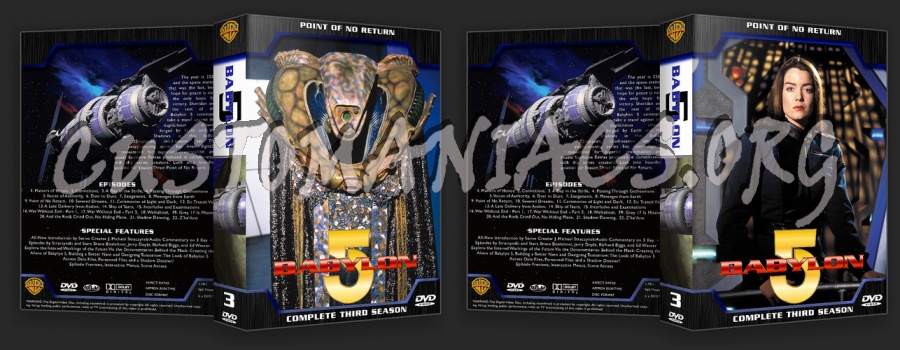 Babylon 5 Complete Season 1-5 dvd cover