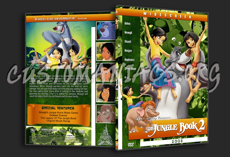 The Jungle Book 2 - 2003 dvd cover