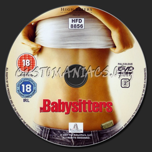 The Babysitters dvd label