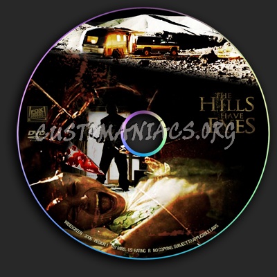 The Hills have Eyes dvd label