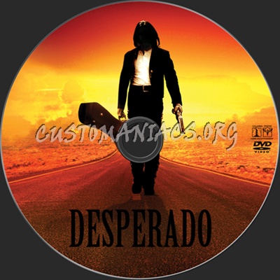 Desperado dvd label