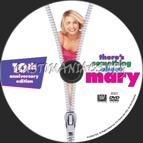 There's Something About Mary dvd label