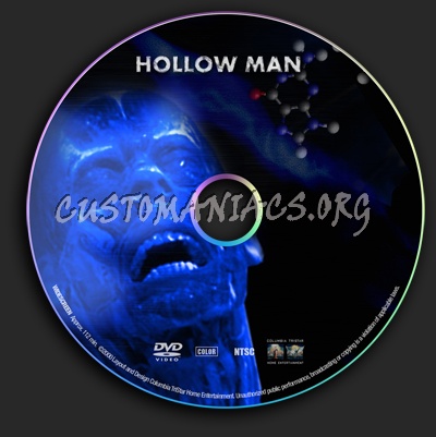 Hollow Man dvd label