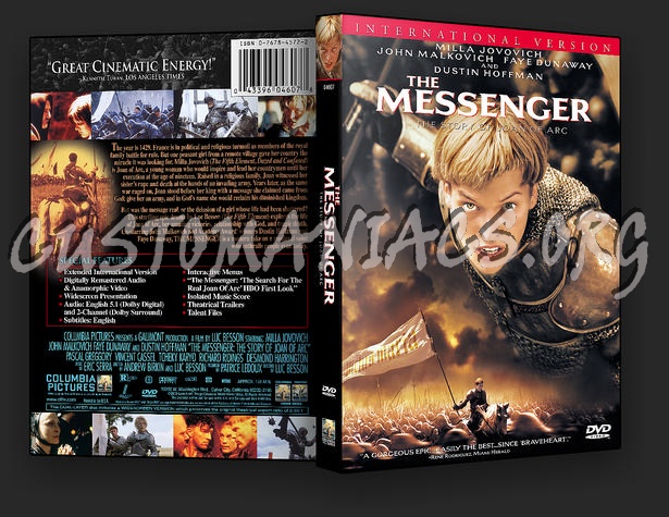 The Messenger: The Story Of Joan Of Arc dvd cover