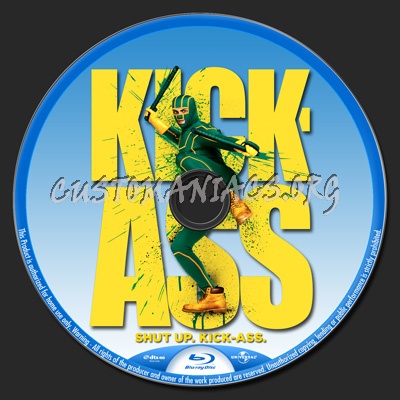 Kick-Ass blu-ray label