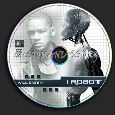 I, Robot dvd label