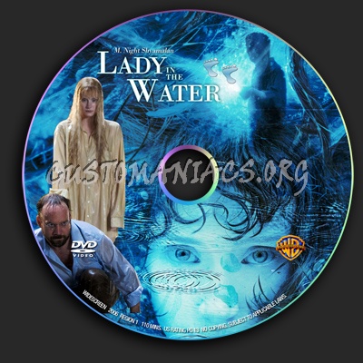 Lady in the Water dvd label