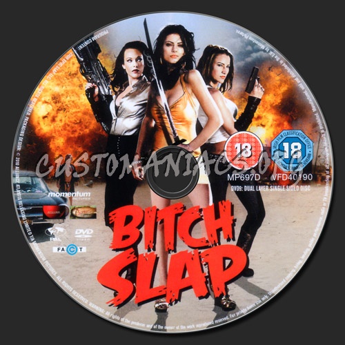 Bitch Slap dvd label