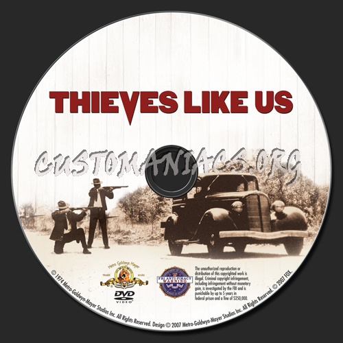 Thieves Like Us dvd label