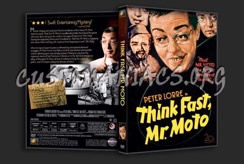 Think Fast, Mr. Moto dvd cover