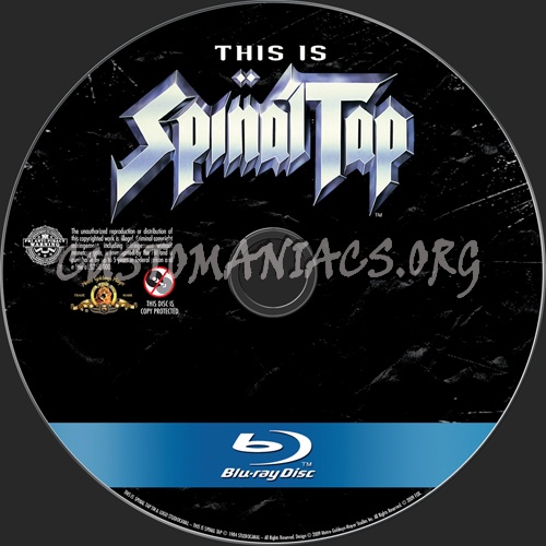 This is Spinal Tap blu-ray label