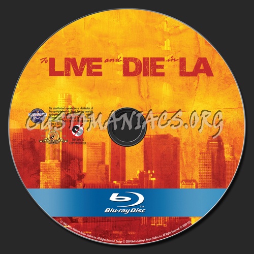To Live and Die in L.A. blu-ray label