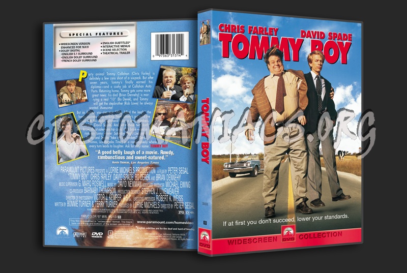 Tommy Boy dvd cover
