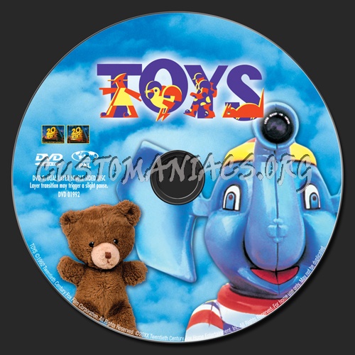 Toys dvd label